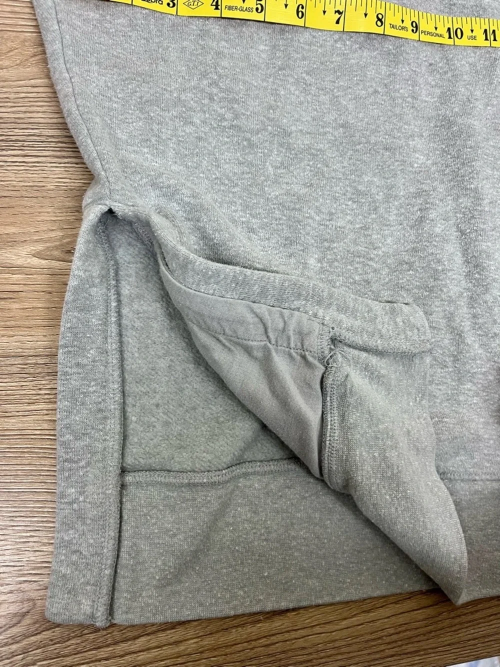 Prana Cowl Neck Top Pullover Sweater Gray Size Small